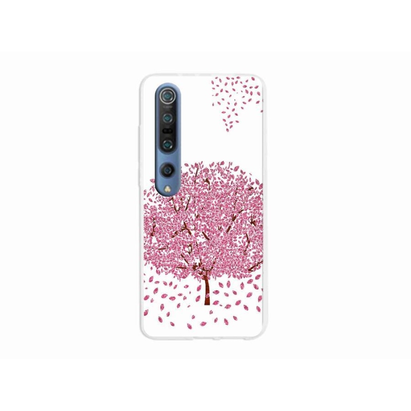 Gél borítás mmCase a Xiaomi Mi 10 Pro számára - rajzfilmfa levelekkel