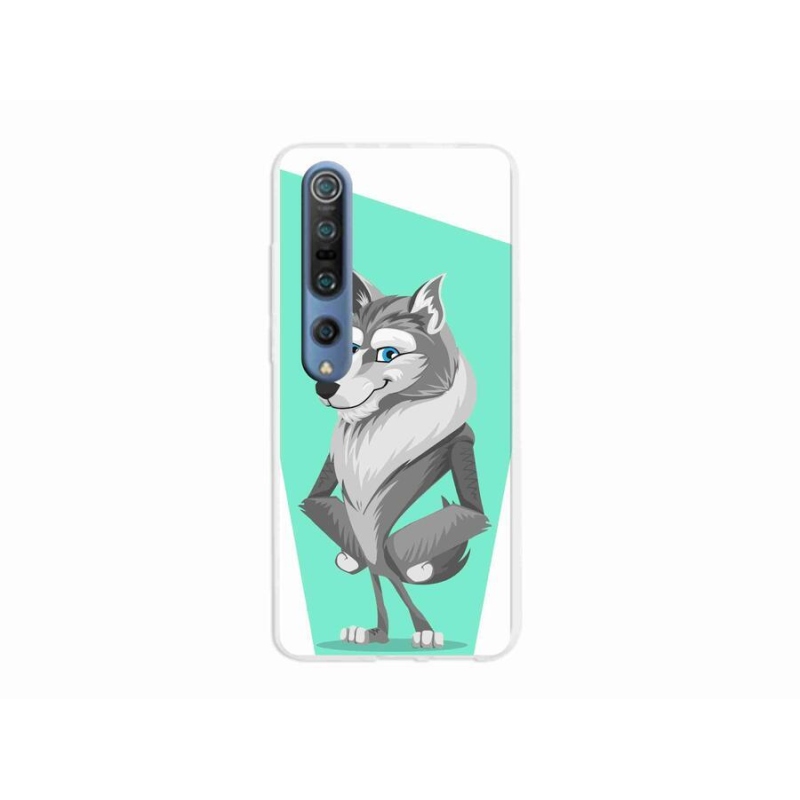Gél borítás mmCase a Xiaomi Mi 10 Pro számára - rajzfilm farkas