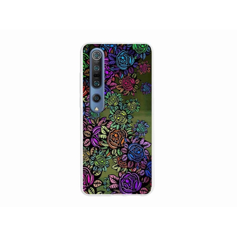 Gél borítás mmCase a Xiaomi Mi 10 Pro számára - virágok 6