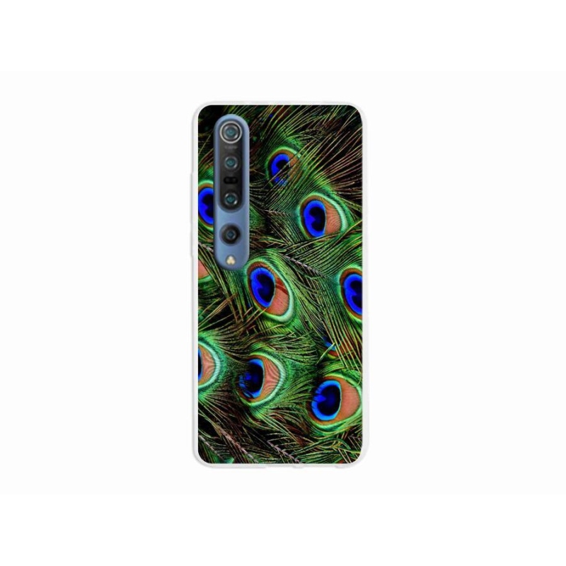 Gél borítás mmCase a Xiaomi Mi 10 Pro készülékhez - pávatoll