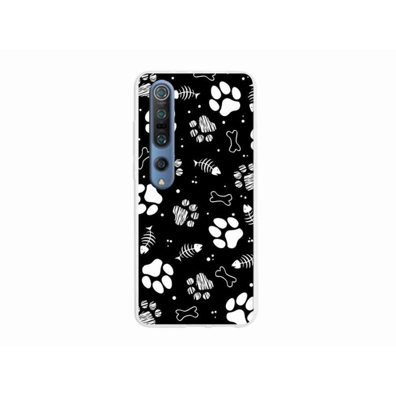 Gél borítás mmCase a Xiaomi Mi 10 Pro számára - kutyamancsok