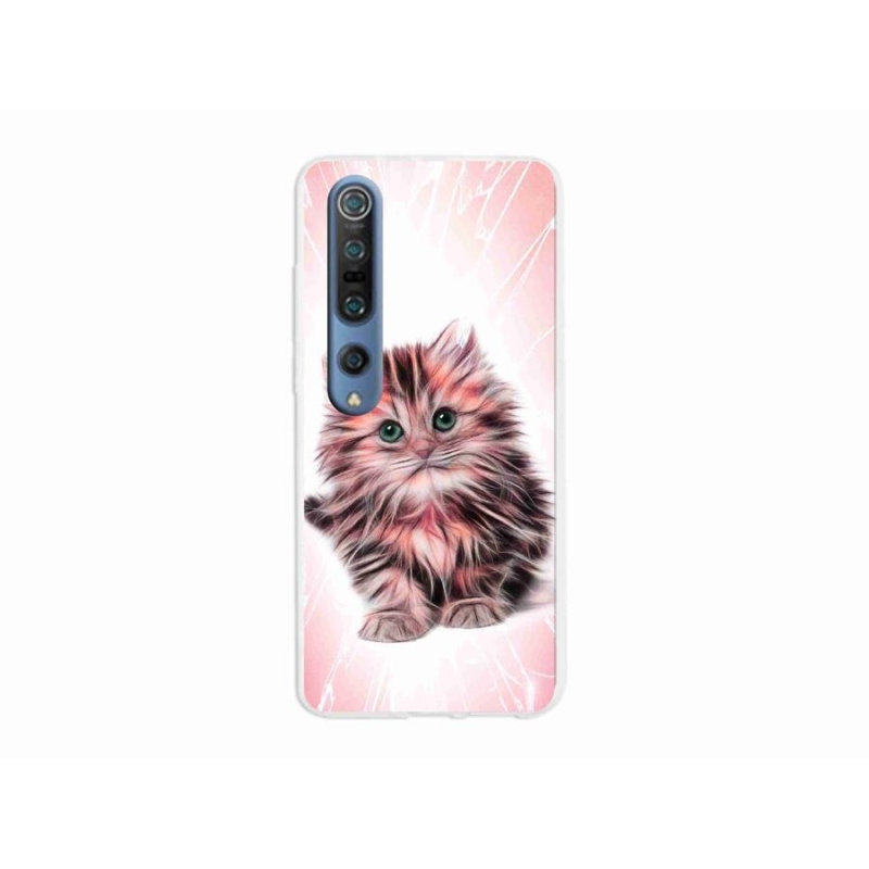 Gél borítás mmCase a Xiaomi Mi 10 Pro számára - aranyos cica