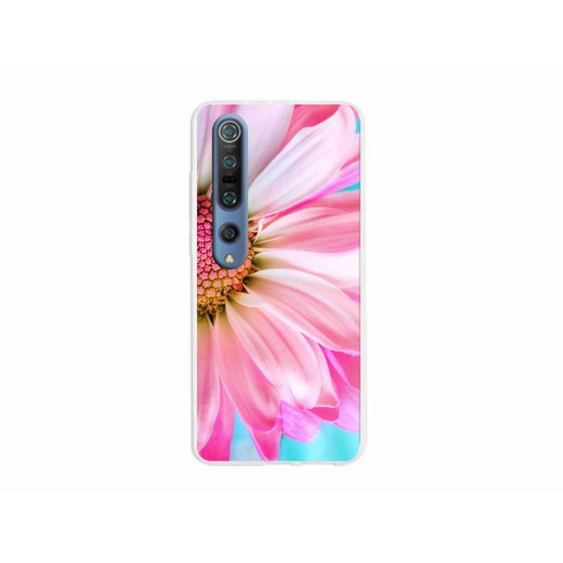 Gél borítás mmCase a Xiaomi Mi 10 Pro készülékhez - rózsaszín virág