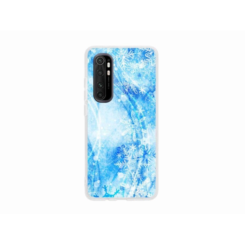 Gél borítás mmCase a Xiaomi Mi 10 Pro számára - hópelyhek