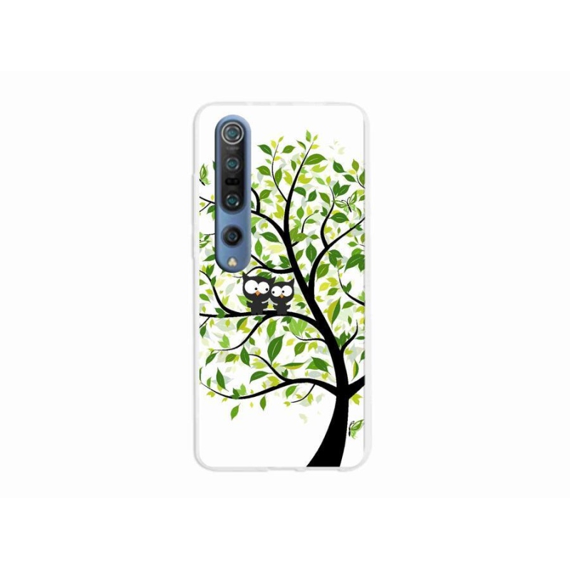 Gél borítás mmCase a Xiaomi Mi 10 Pro számára - baglyok a fán
