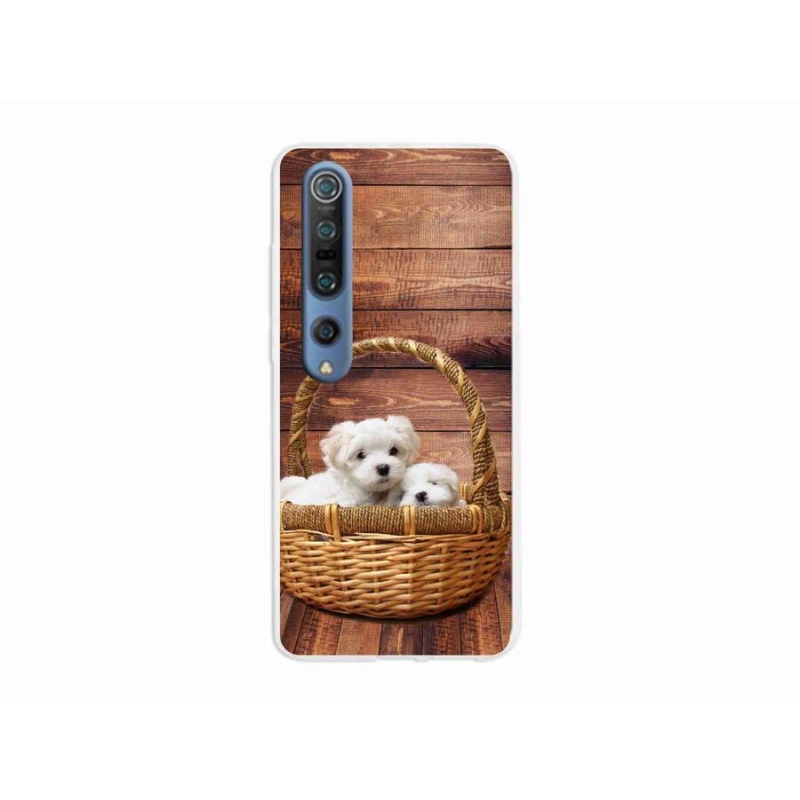 Gél borítás mmCase a Xiaomi Mi 10 Pro számára - kölyökkutyák