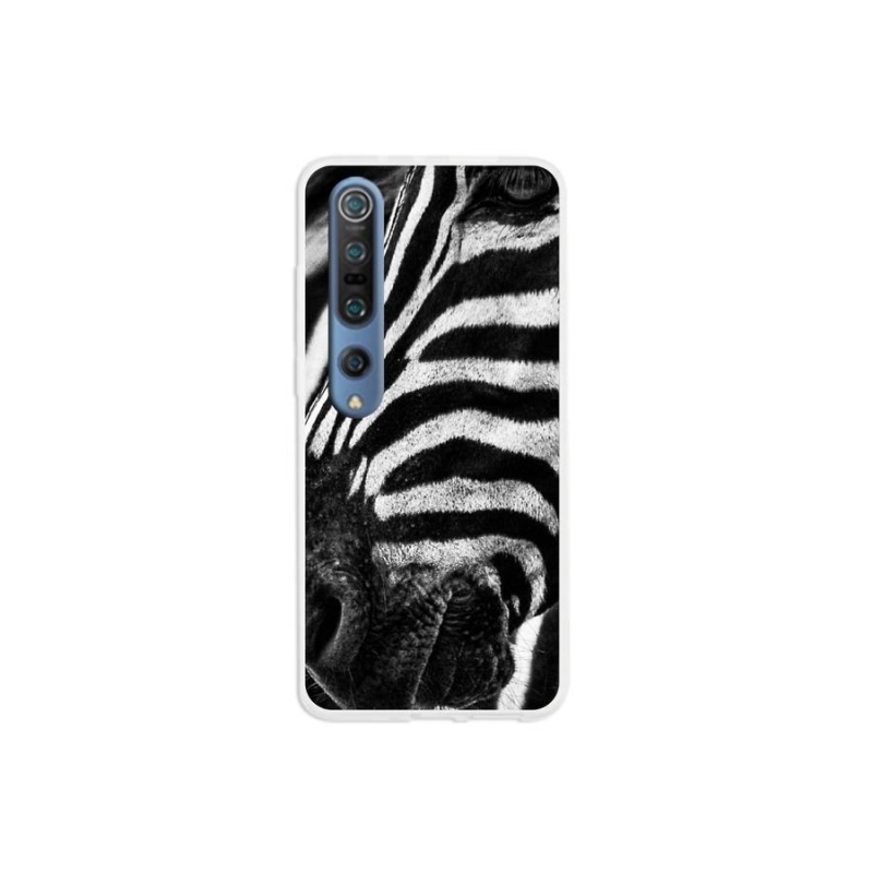 Gél borítás mmCase a Xiaomi Mi 10 Pro készülékhez - zebra