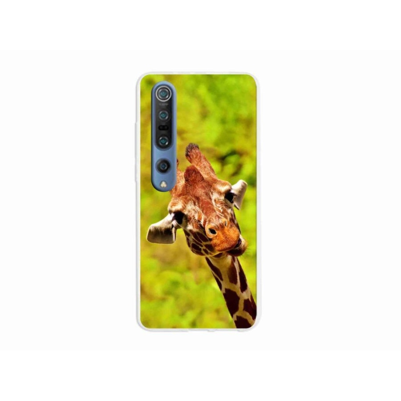 Gél borítás mmCase a Xiaomi Mi 10 Pro készülékhez - zsiráf