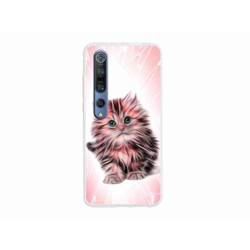 Gél borítás mmCase a Xiaomi Mi 10 készülékhez - aranyos cica