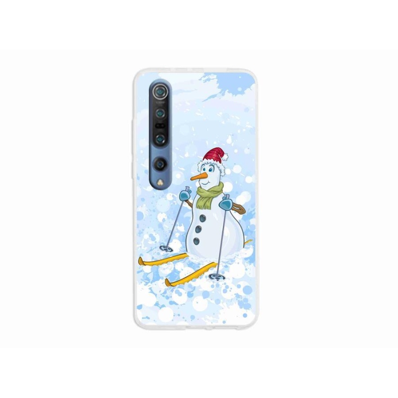 Gél borítás mmCase a Xiaomi Mi 10 készülékhez - hóember