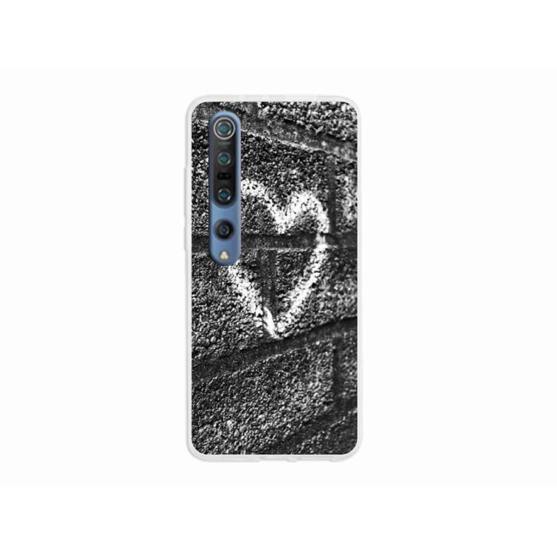 Gél borítás mmCase a Xiaomi Mi 10 készülékhez - szív a falon