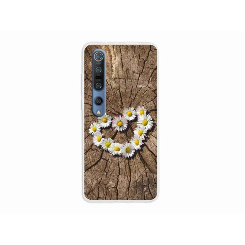 Gél borítás mmCase a Xiaomi Mi 10 készülékhez - százszorszépek szíve
