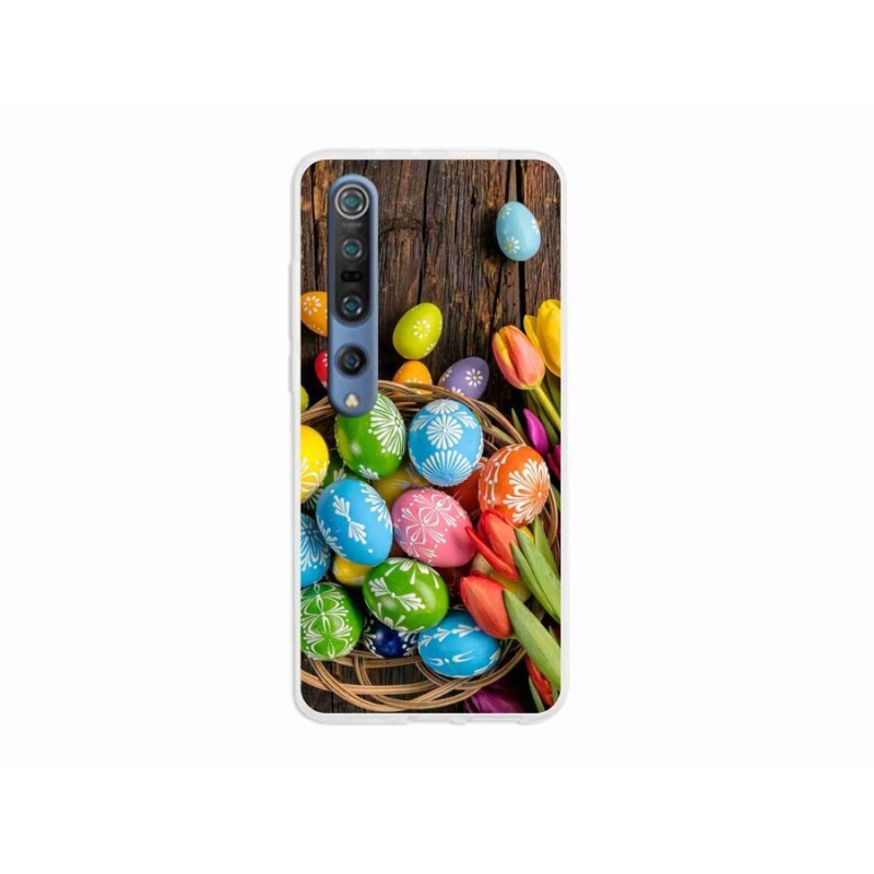 Gél borítás mmCase a Xiaomi Mi 10 számára - Húsvéti tojások