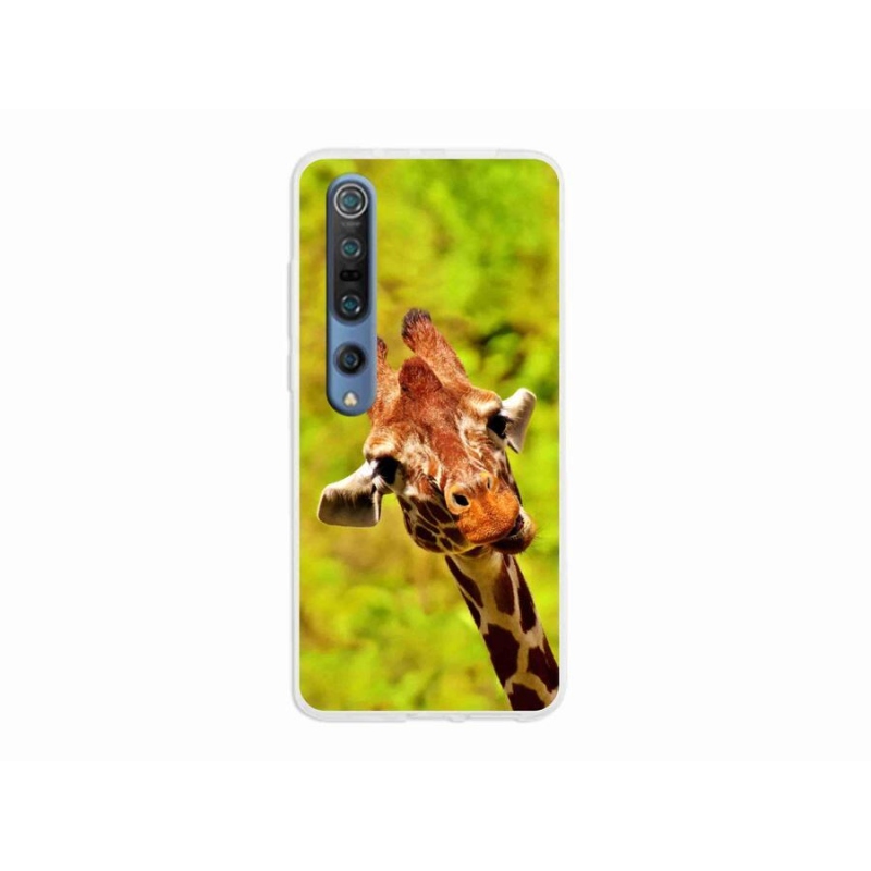 Gél borítás mmCase a Xiaomi Mi 10 készülékhez - zsiráf