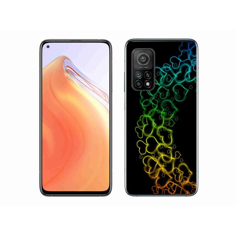 Gél borítás mmCase a Xiaomi Mi 10T 5G-hez - színes szívek