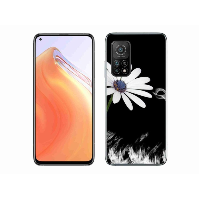 Gél borítás mmCase a Xiaomi Mi 10T 5G-hez - fehér virág