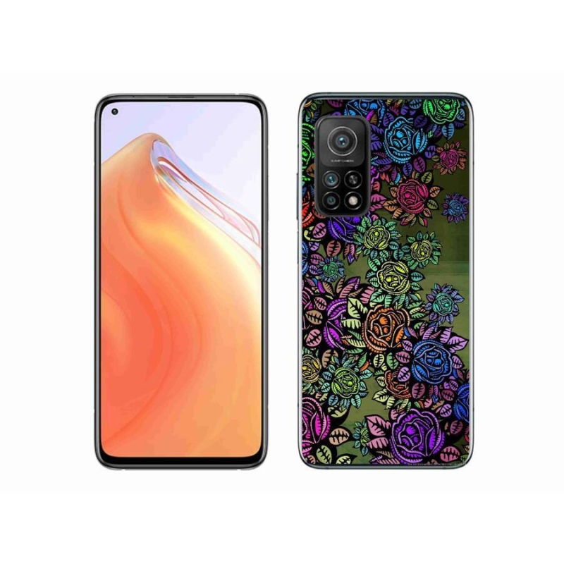 Gél borító mmCase a Xiaomi Mi 10T 5G-hez - virágok 6