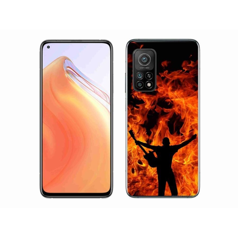 Gél borító mmCase a Xiaomi Mi 10T 5G számára - zenész és tűz