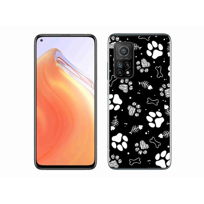 Gél borítás mmCase a Xiaomi Mi 10T 5G-hez - kutyamancsok