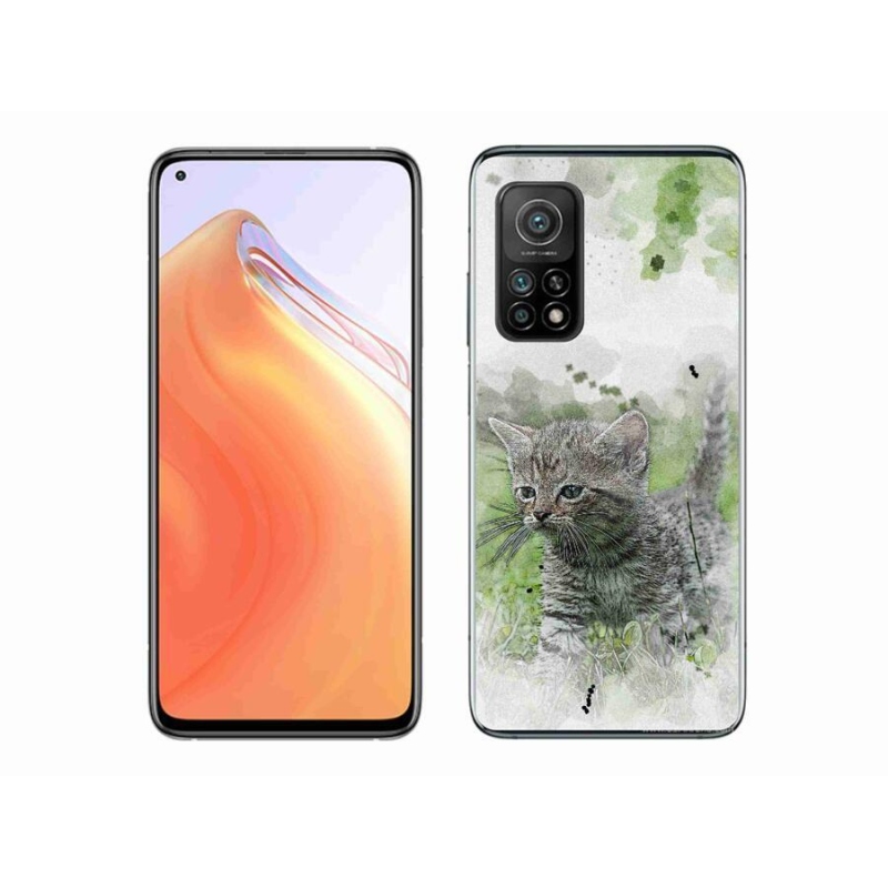 Gél borítás mmCase a Xiaomi Mi 10T 5G-hez - aranyos cica 1