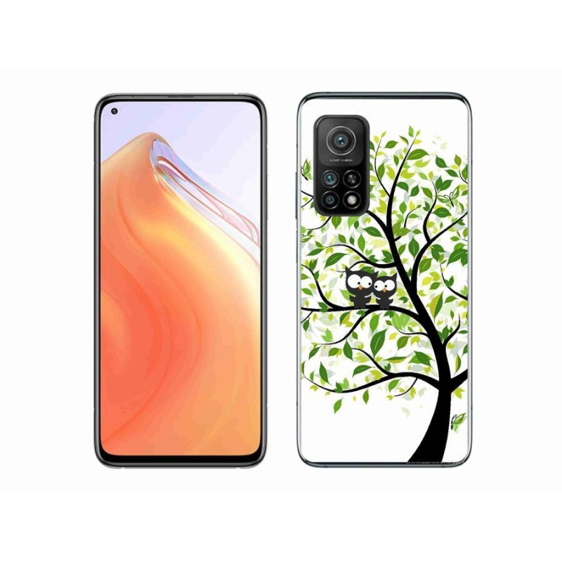 Gél borító mmCase a Xiaomi Mi 10T 5G számára - baglyok a fán