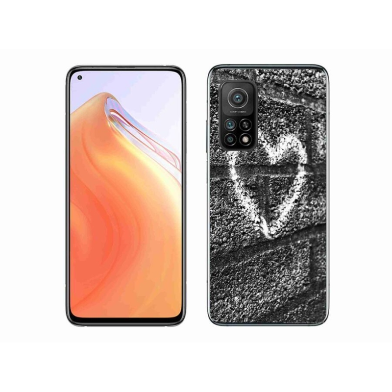 Gél borítás mmCase a Xiaomi Mi 10T 5G-hez - szív a falon