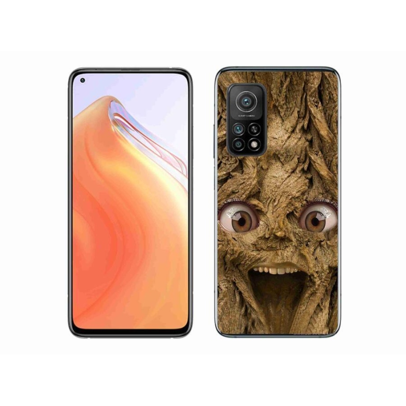 Gél borító mmCase a Xiaomi Mi 10T 5G-hez - vidám fa szemekkel