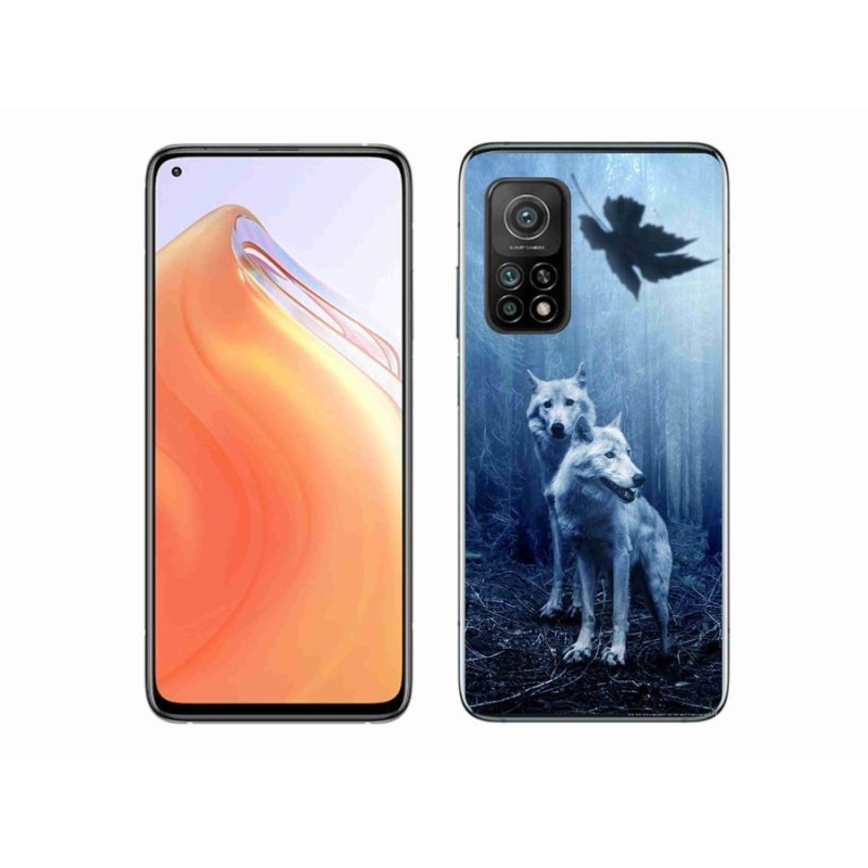 Gél borítás mmCase a Xiaomi Mi 10T 5G-hez - farkasok az erdőben