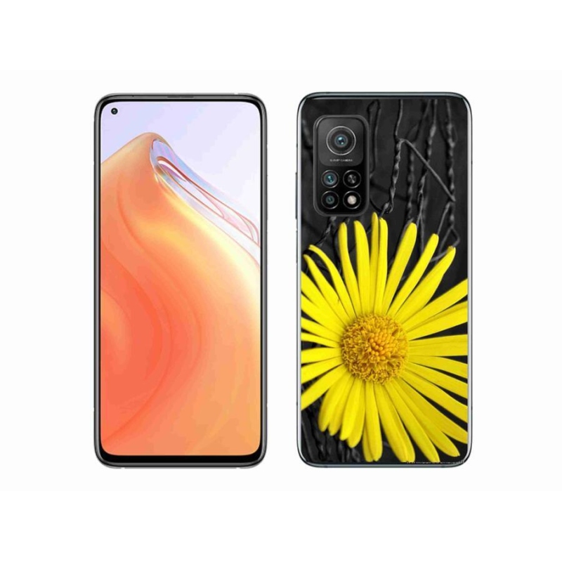 Gél borítás mmCase a Xiaomi Mi 10T 5G-hez - sárga virág