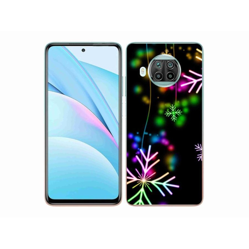 Gél borítás mmCase a Xiaomi Mi 10T Lite 5G számára - színes pelyhekkel