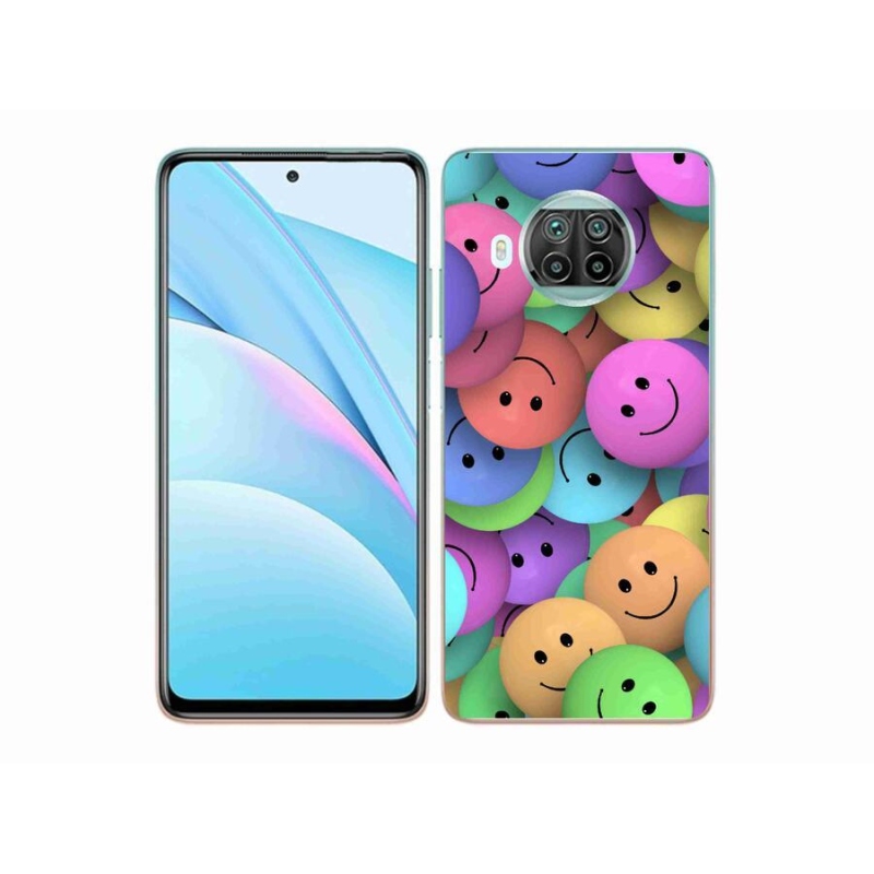 Gél borító mmCase a Xiaomi Mi 10T Lite 5G számára - színes smiley-k