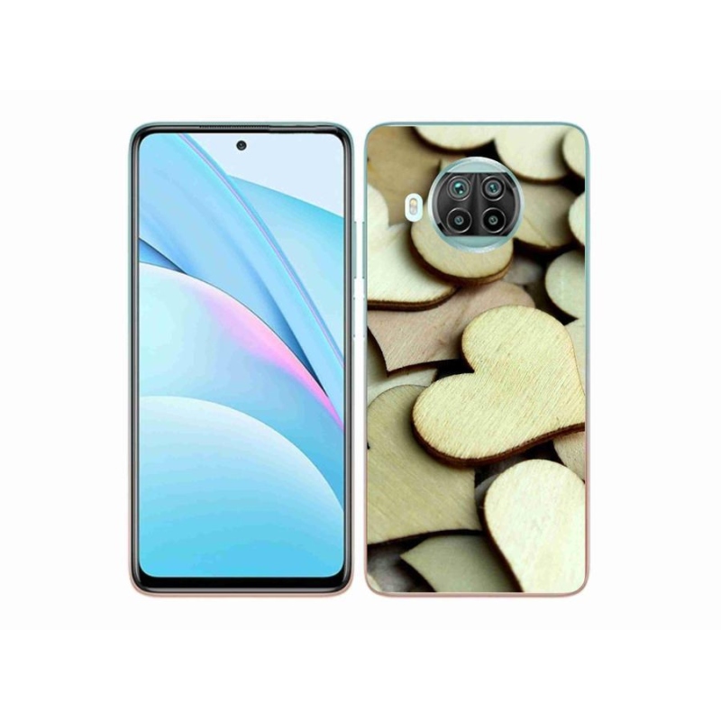 Gél borítás mmCase a Xiaomi Mi 10T Lite 5G számára - fából készült szívek
