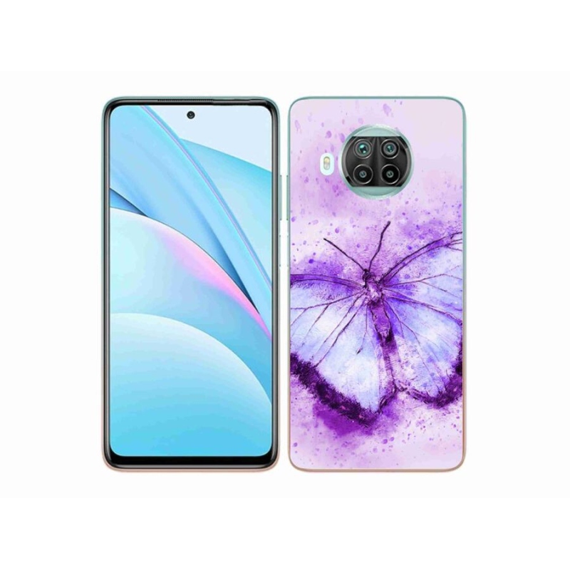 Gél borítás mmCase a Xiaomi Mi 10T Lite 5G számára - lila pillangó