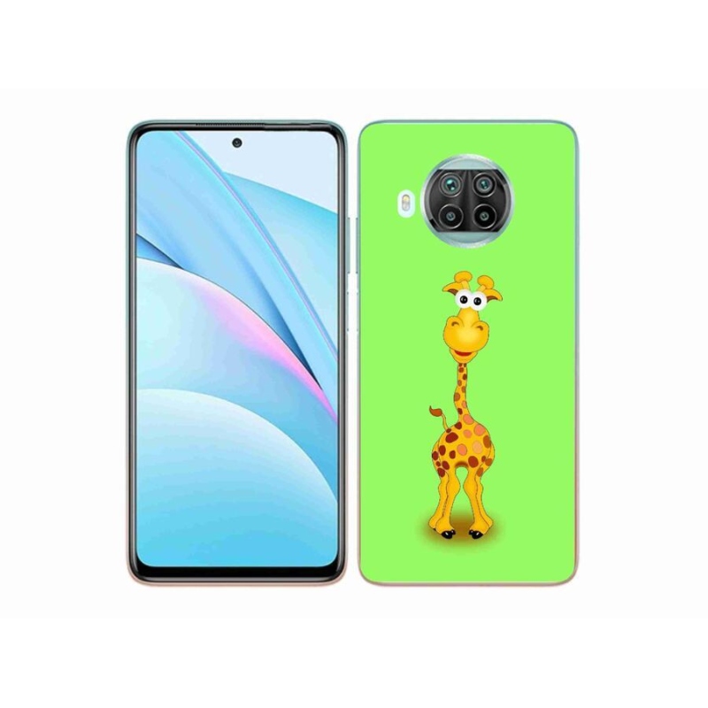 Gél borítás mmCase a Xiaomi Mi 10T Lite 5G számára - rajzfilm zsiráf