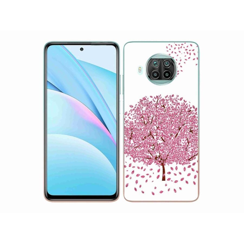 Gél borítás mmCase a Xiaomi Mi 10T Lite 5G számára - rajzfilmfa levelekkel