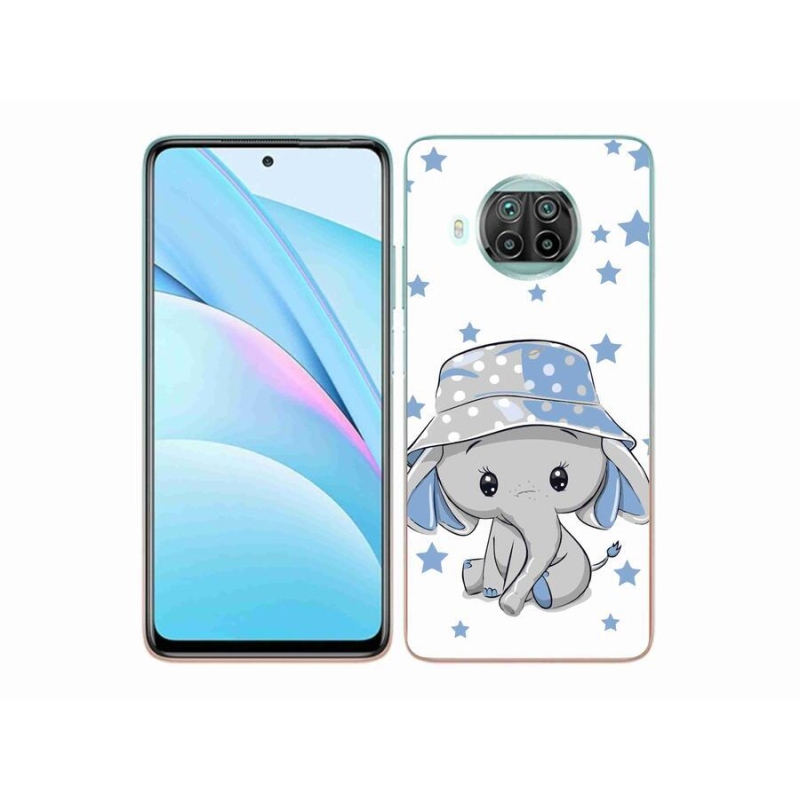 Gél borítás mmCase a Xiaomi Mi 10T Lite 5G-hez - kék elefánt