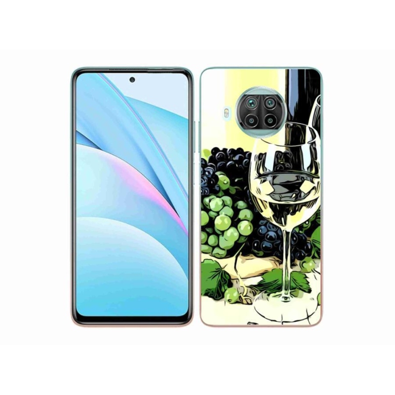 Gél borító mmCase a Xiaomi Mi 10T Lite 5G számára - pohár bor