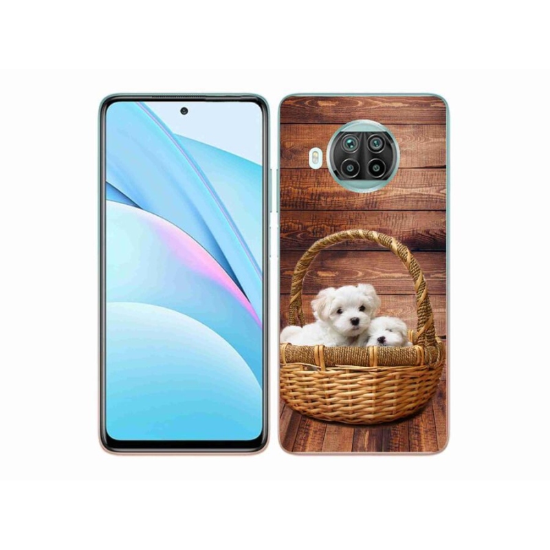 Gél borítás mmCase a Xiaomi Mi 10T Lite 5G számára - kölyökkutyák
