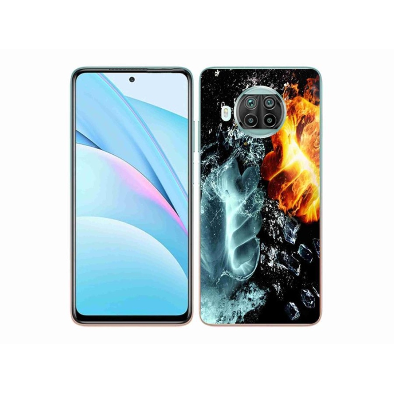 Gél borítás mmCase a Xiaomi Mi 10T Lite 5G számára - víz és tűz