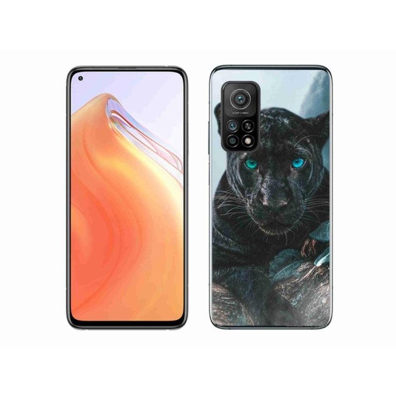 Gél borítás mmCase a Xiaomi Mi 10T Pro 5G-hez - fekete párduc