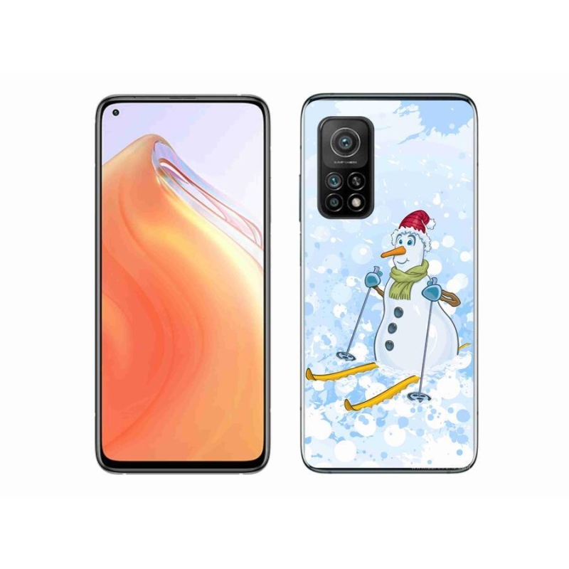 Gél borítás mmCase a Xiaomi Mi 10T Pro 5G számára - hóember