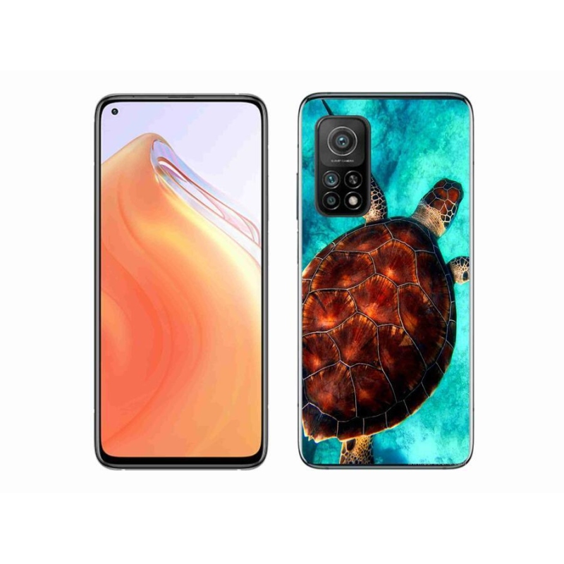 Gél borítás mmCase a Xiaomi Mi 10T Pro 5G számára - teknősbéka