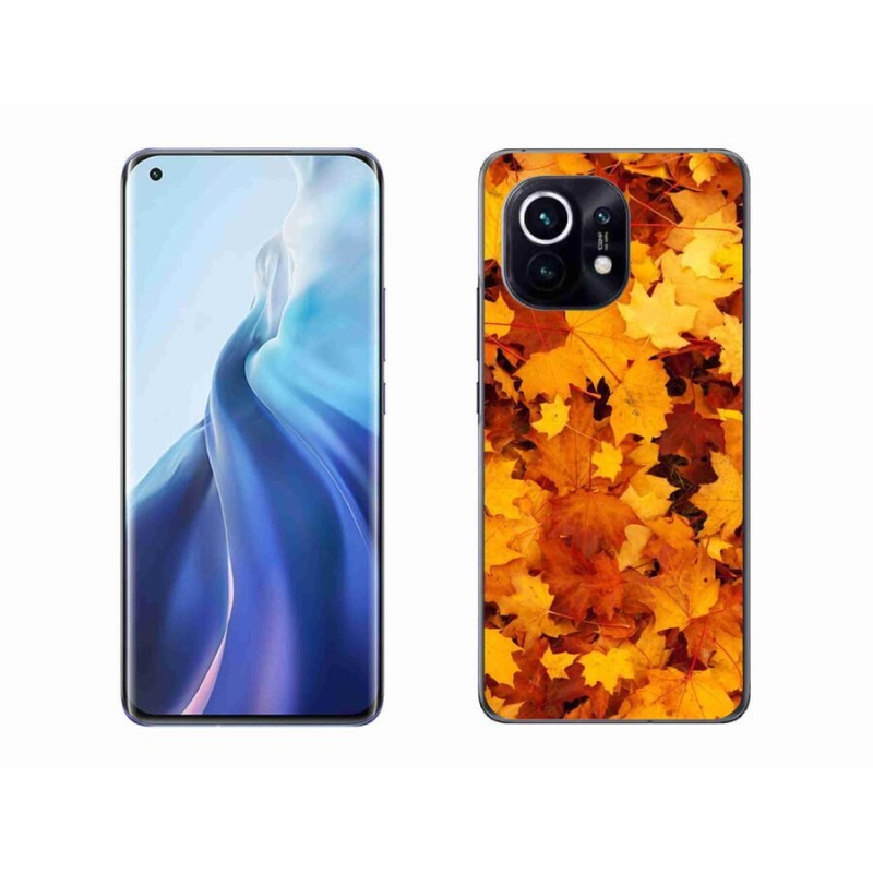 Gél borítás mmCase a Xiaomi Mi 11-hez - juharlevelek