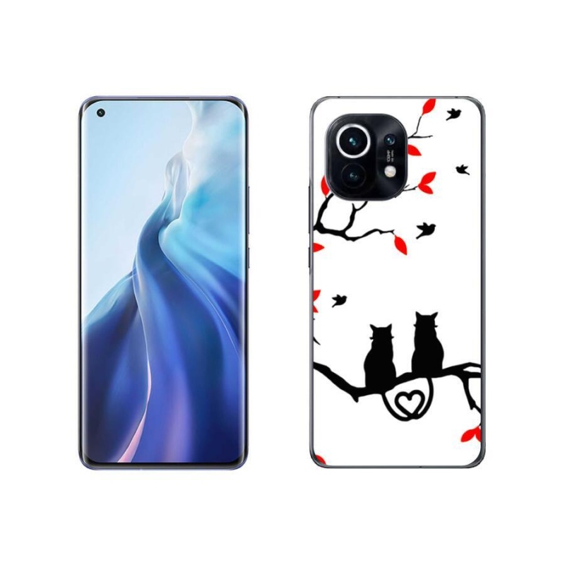 Gél borítás mmCase a Xiaomi Mi 11-hez - macska szeretet
