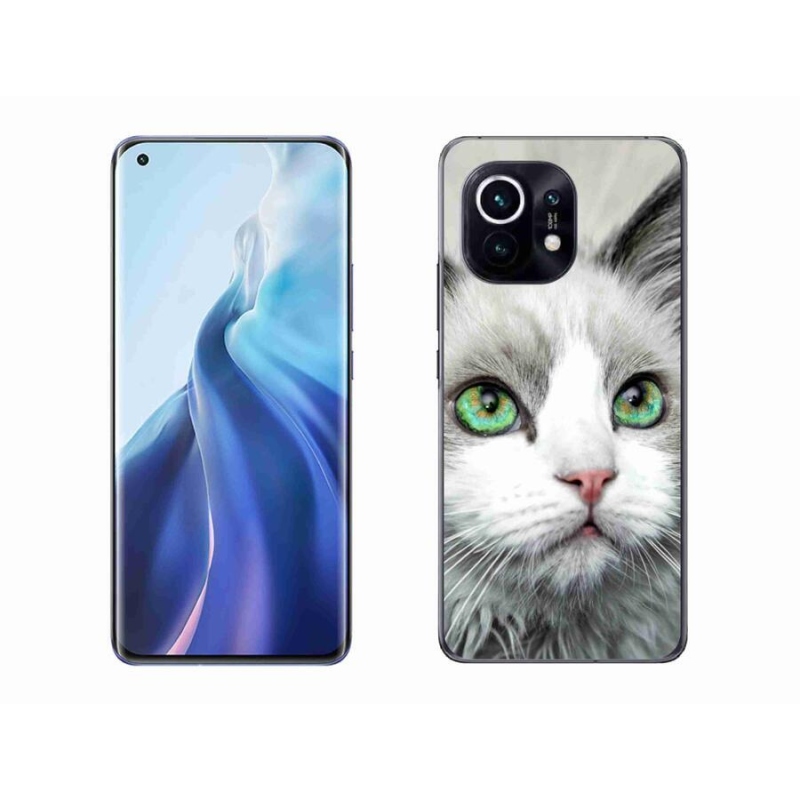 Gél borítás mmCase a Xiaomi Mi 11-hez - macska nézet