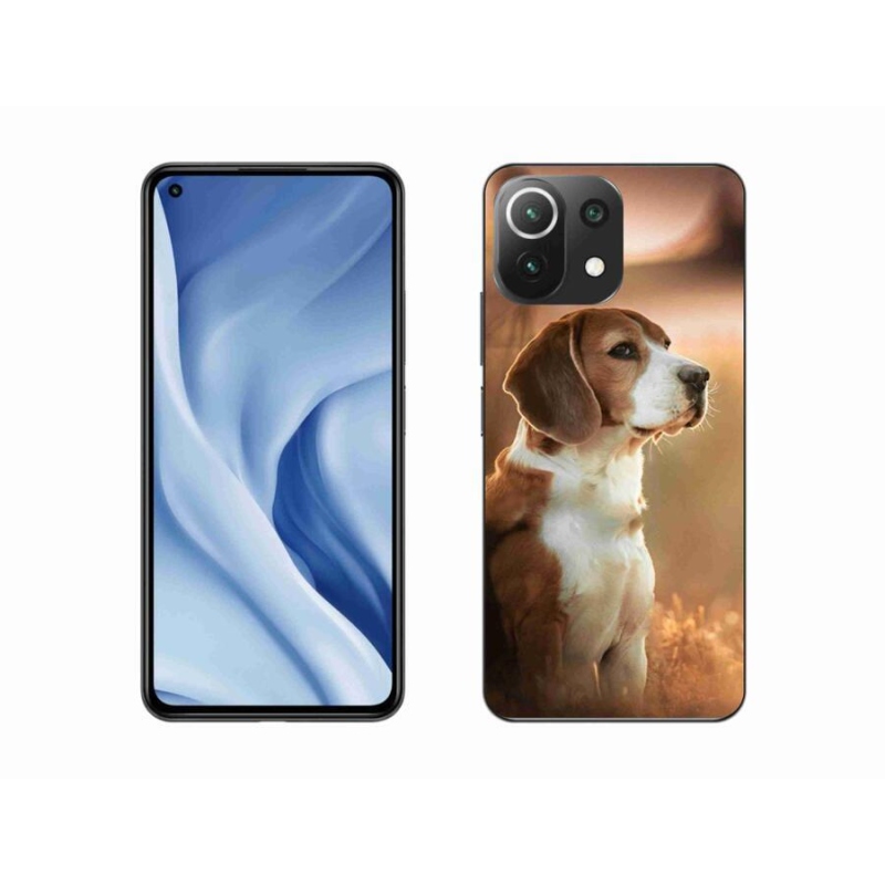 Gél borítás mmCase a Xiaomi Mi 11 Lite 4G/5G készülékhez - bézs színű
