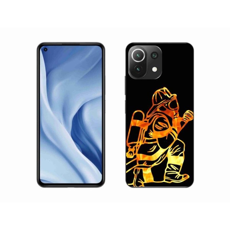 Gél borítás mmCase a Xiaomi Mi 11 Lite 4G/5G-hez - tűzoltó 1