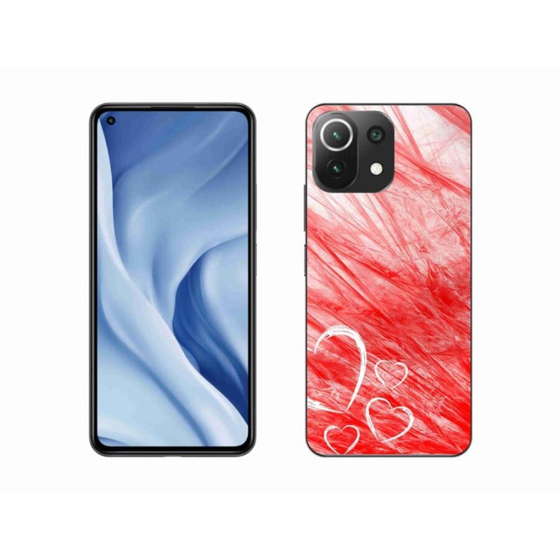 Gél borítás mmCase a Xiaomi Mi 11 Lite 4G/5G-hez - szív