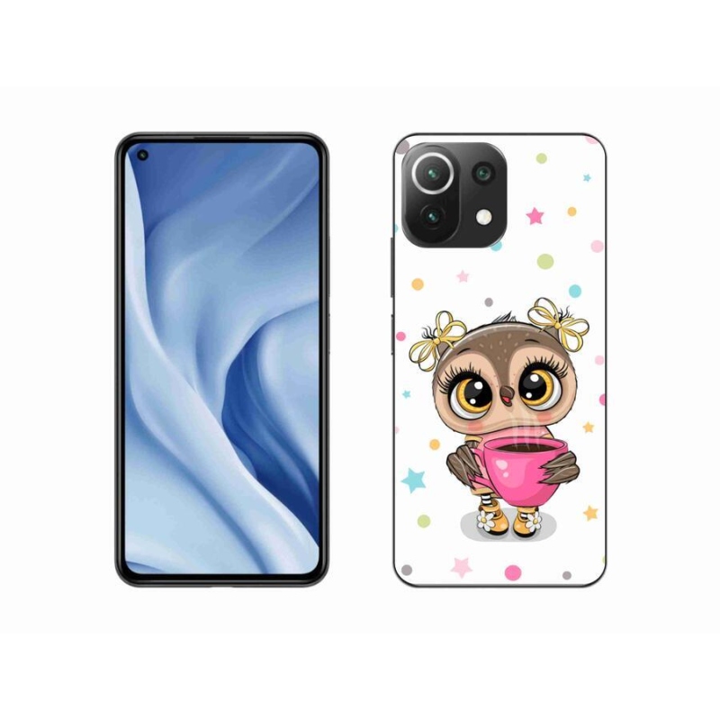 Gél borítás mmCase a Xiaomi Mi 11 Lite 4G/5G készülékhez - rajzfilm bagoly