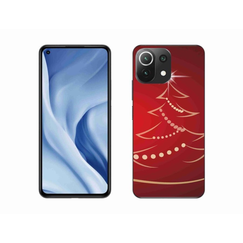 Gél borító mmCase a Xiaomi Mi 11 Lite 4G/5G-hez - karácsonyfa karikatúra
